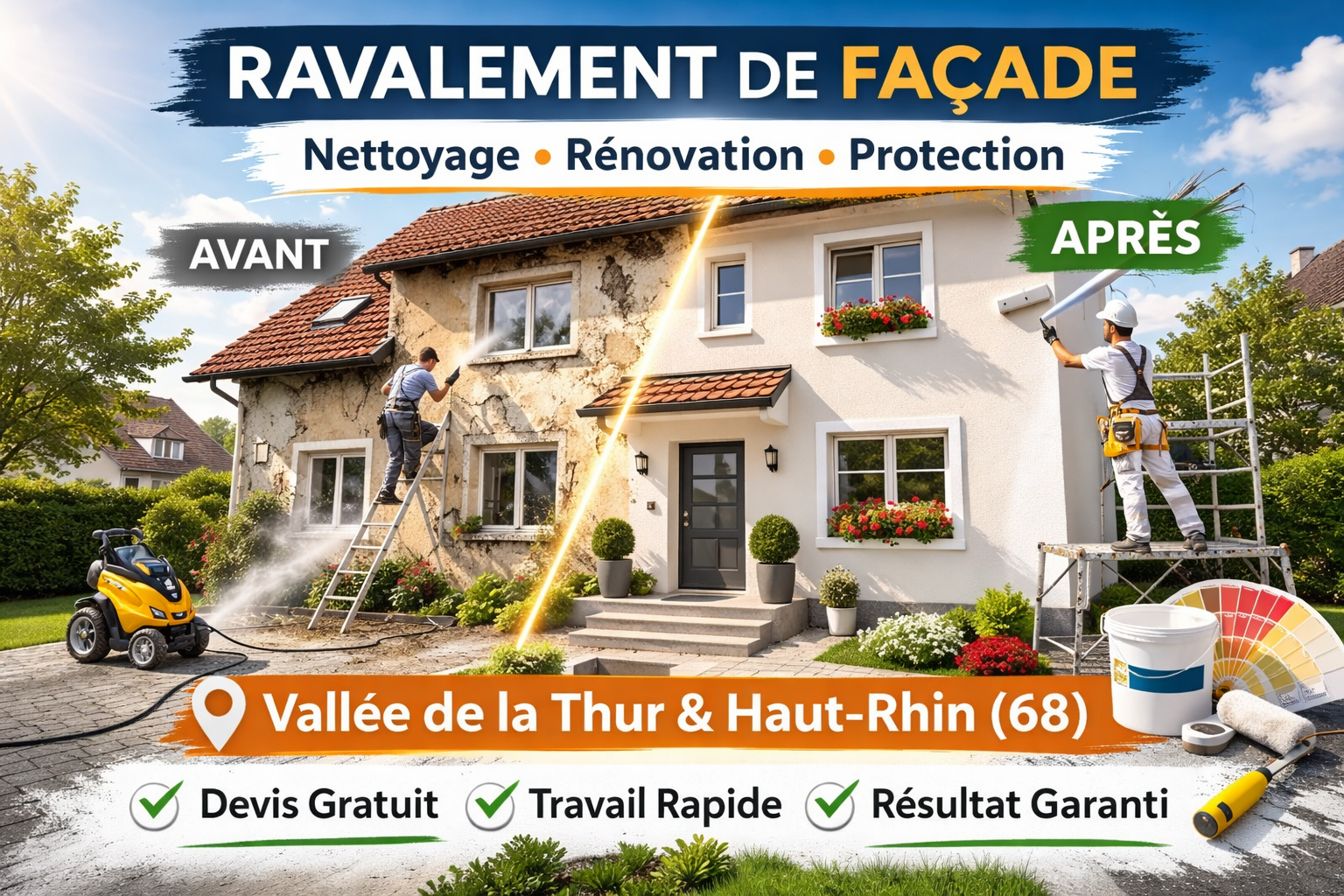 ravalement facade vallee thur